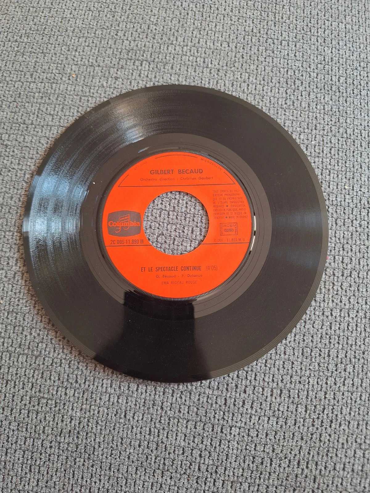 Álbum de vinil de Gilbert Becaud – photo 5